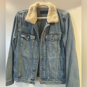 BlankNYC Denim Sherpa Jacket